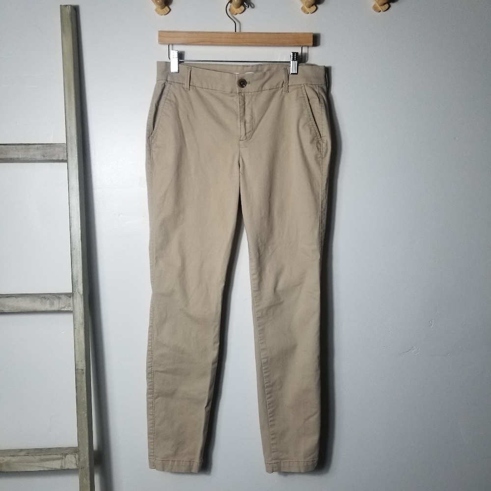 OLD NAVY WOMEN'S SKINNY TAN PANTS SIZE 8
